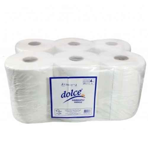 DOLCE 21 CM HAREKETLİ HAVLU 6 LI