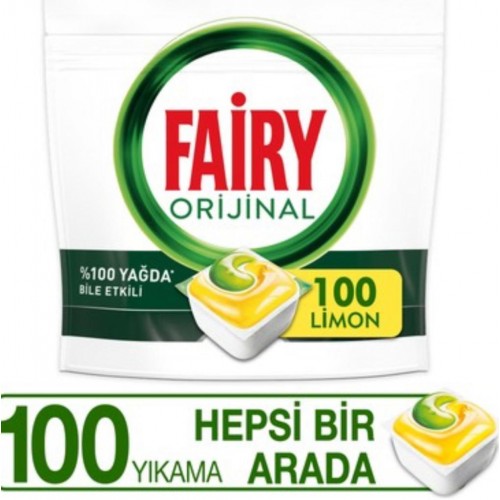 Fairy Hepsi Bir Arada Bul. Mak. Tableti 100 lü 