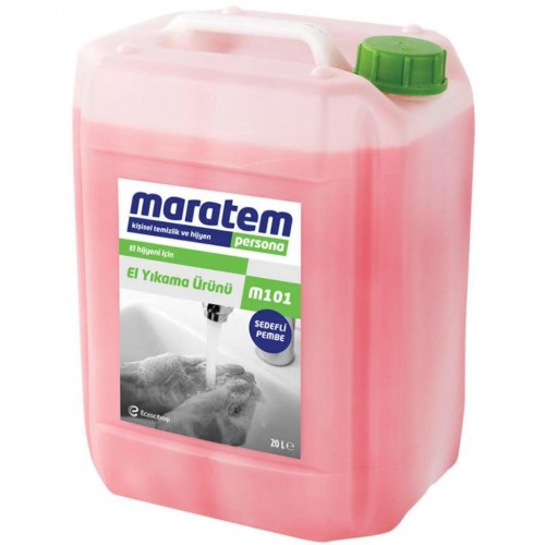 M101-Maratem El Yıkama Ürünü Sedefli Pembe 20 Lt