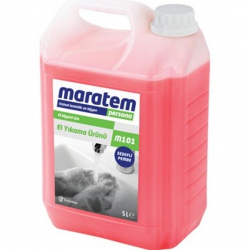 M101-Maratem El Yıkama Ürünü Sedefli Pembe 5 Lt